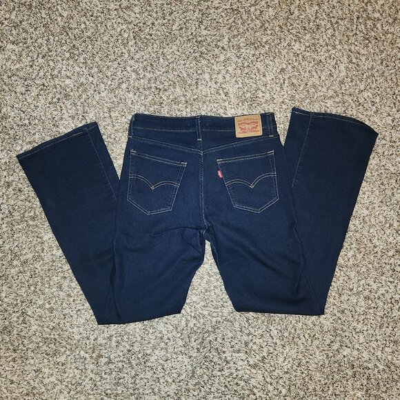 Levi’s 725 High Rise Bootcut Jeans Dark Wash W29 L32 NWOT - Picture 5 of 11